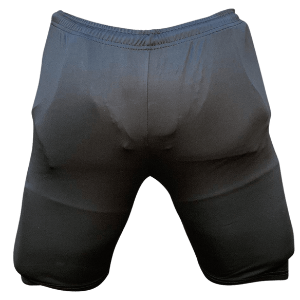 Mercian Hockey | Mercian Hockey Evo Pro GK Overshorts Black | Evo Pro GK Overshorts Black - Black / XSmall | Total Hockey