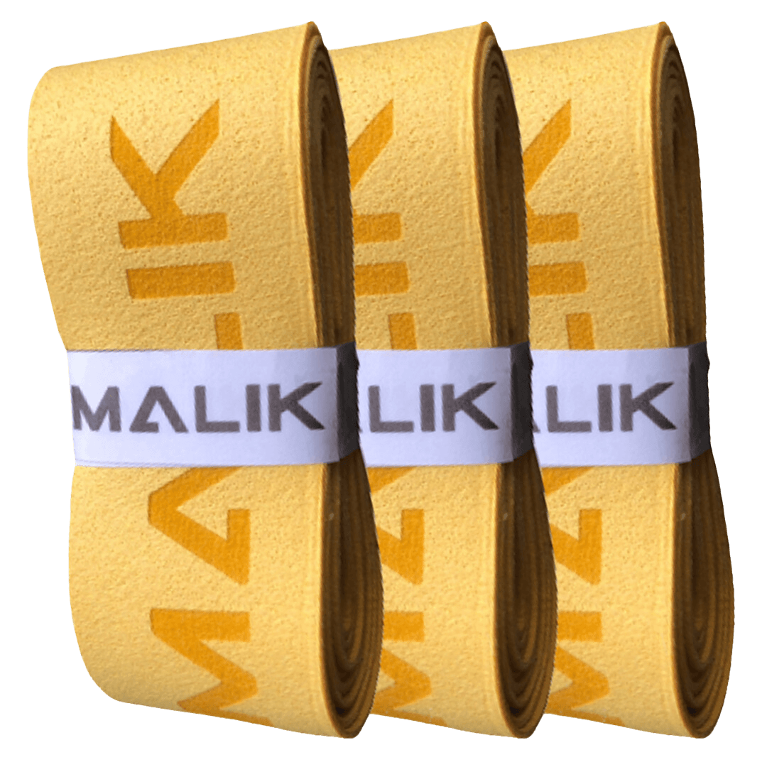 MALIK | MALIK Chamois Grip - 3 Pack | Chamois Grip - 3 Pack - Yellow | Total Hockey