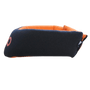 OBO | OBO CLOUD Throat Guard Black | CLOUD Throat Guard Black - Black/Orange / One Size | Total Hockey