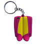 OBO | OBO OBO Key Rings | OBO Key Rings - Pink Wing / Yellow | Total Hockey
