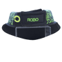 OBO | OBO ROBO Throat Guard with Bib | ROBO Throat Guard with Bib - Black/Green / One Size | Total Hockey