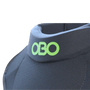 OBO | OBO ROBO Throat Guard with Bib | ROBO Throat Guard with Bib - Black/Green / One Size | Total Hockey