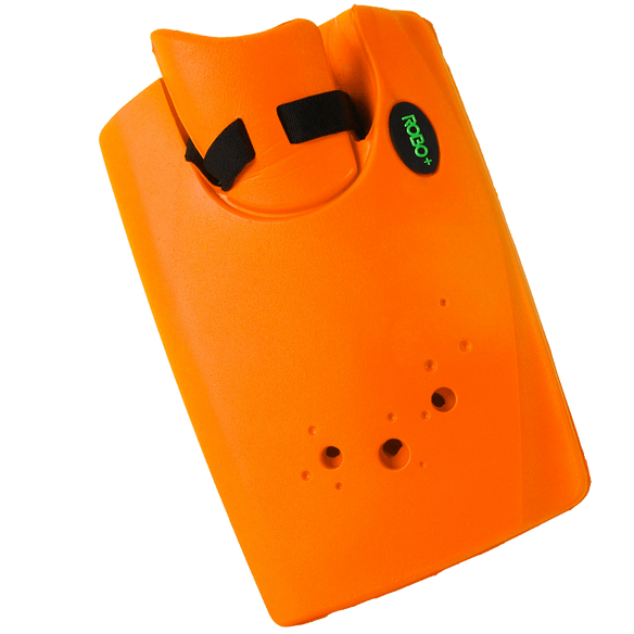 OBO | OBO ROBO PLUS Hand Protector Left Orange | ROBO PLUS Hand Protector Left Orange - Orange / Medium | Total Hockey