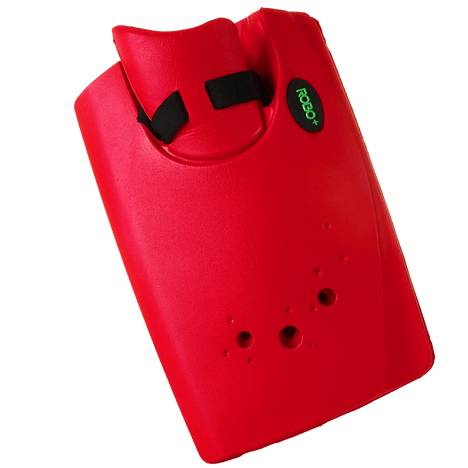 OBO | OBO ROBO PLUS Hand Protector Left Red | ROBO PLUS Hand Protector Left Red - Red / Medium | Total Hockey