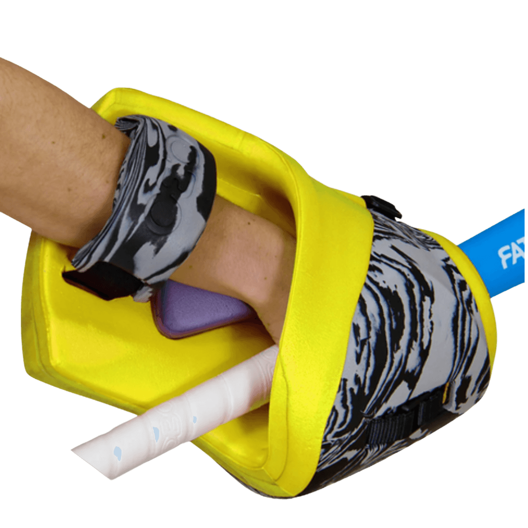 OBO | OBO ROBOT PLUS Hand Protector Right Yellow | ROBOT PLUS Hand Protector Right Yellow - Yellow / Medium | Total Hockey