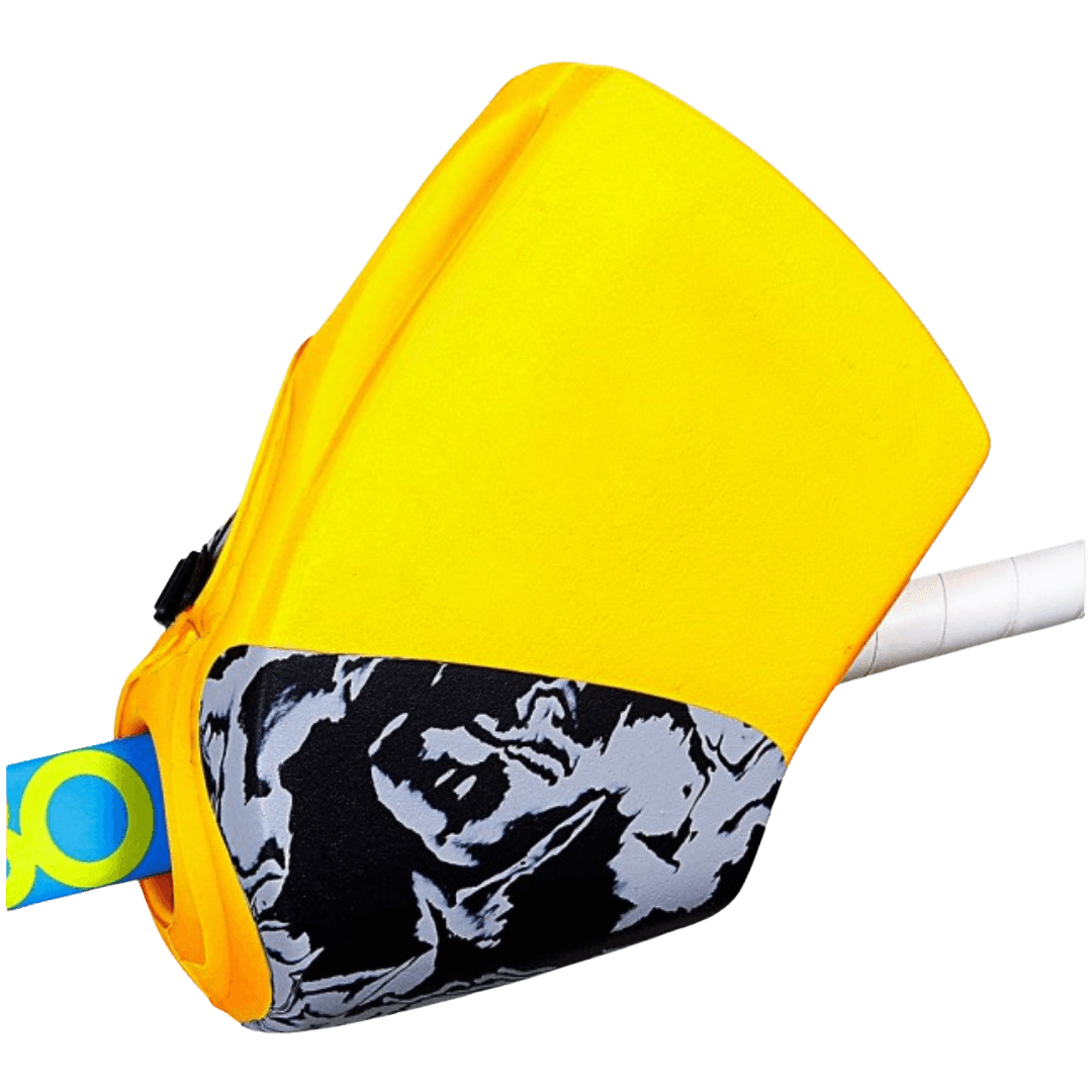 OBO | OBO ROBOT PLUS Hand Protector Right Yellow | ROBOT PLUS Hand Protector Right Yellow - Yellow / Medium | Total Hockey