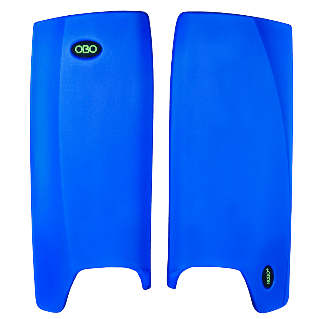 OBO | OBO ROBOT PLUS Leg guards Blue | ROBOT PLUS Leg guards Blue - Medium / Blue | Total Hockey