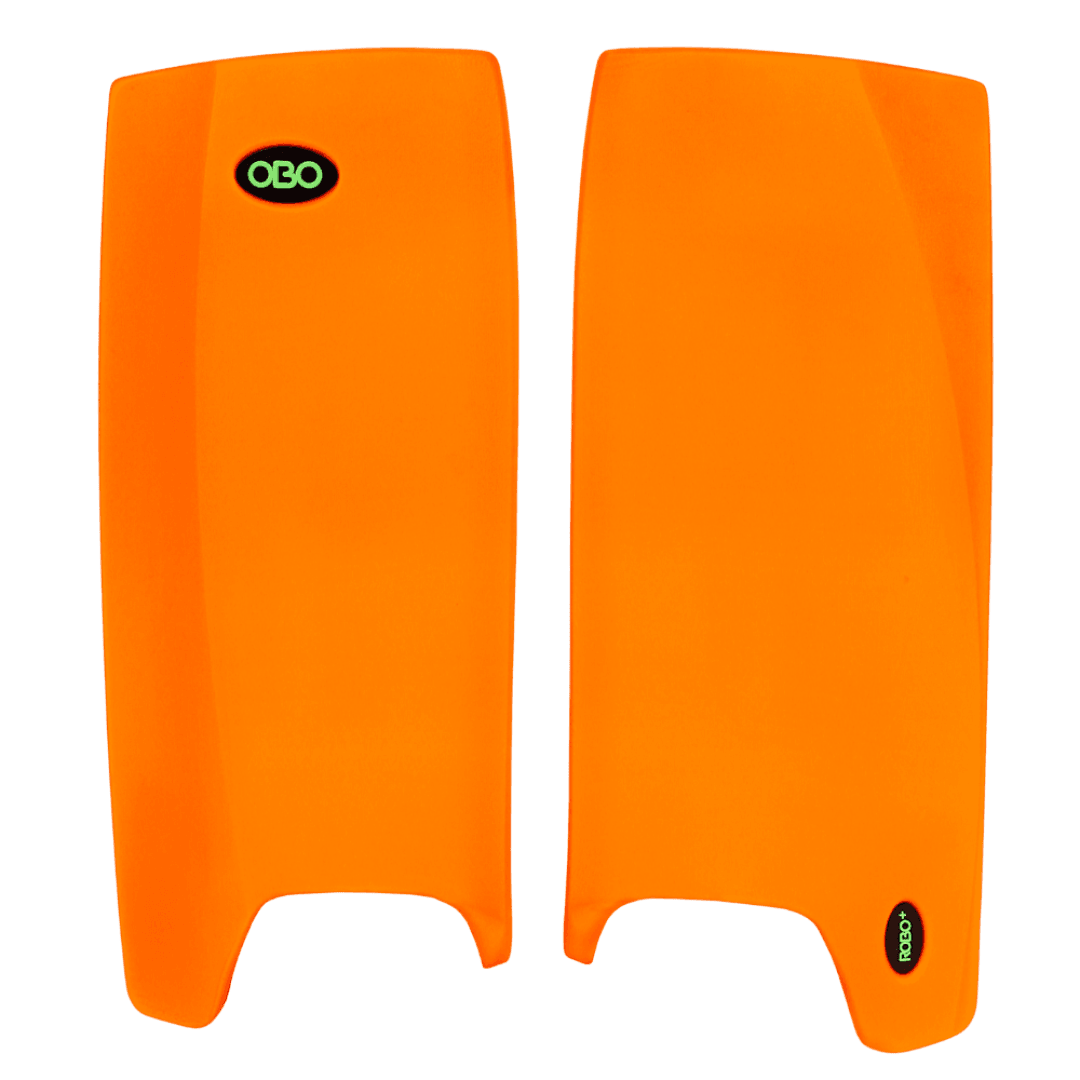 OBO | OBO ROBOT PLUS Leg guards Orange | ROBOT PLUS Leg guards Orange - Medium / Orange | Total Hockey