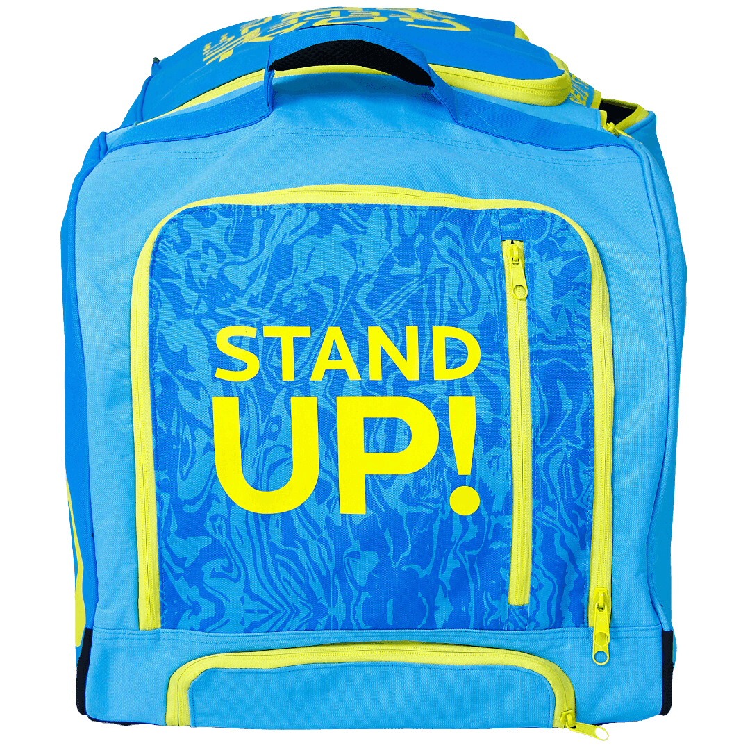 OBO | OBO Stand-Up Wheelie Bag Blue/Sky Blue | Stand-Up Wheelie Bag Blue/Sky Blue - Blue/Sky Blue | Total Hockey