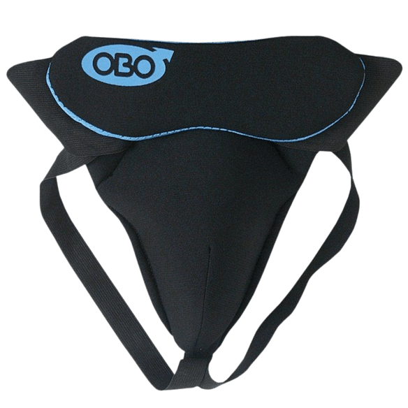 OBO | OBO YAHOO Guard Male Groin | YAHOO Guard Male Groin - Black/Peron / Small | Total Hockey