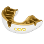 OPRO | OPRO Gold Gum Shield Gen 5 | Gold Gum Shield Gen 5 - White/Gold | Total Hockey