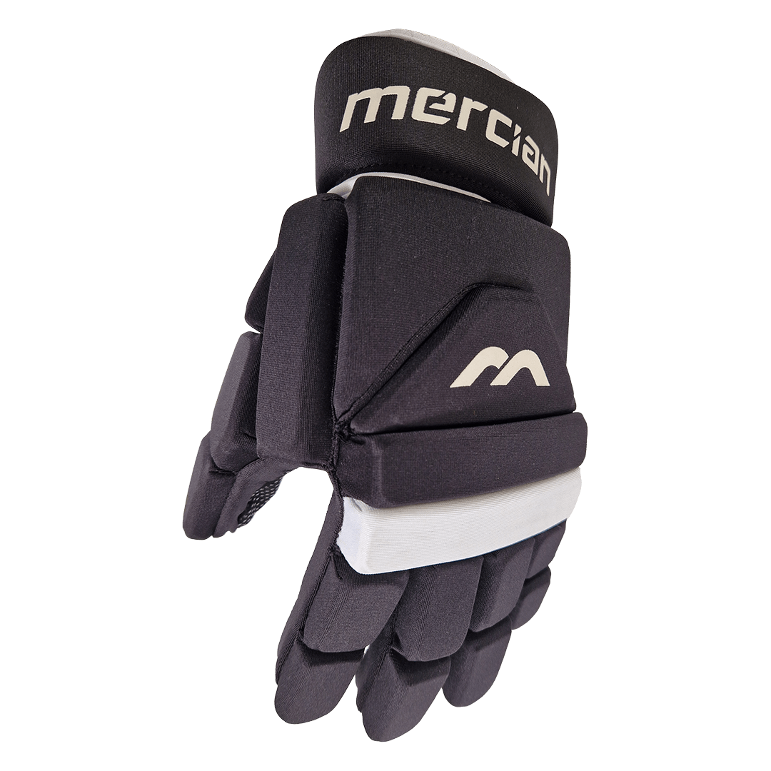 Mercian Hockey | Mercian Hockey Elite Indoor Player Glove Left Hand | Elite Indoor Player Glove Left Hand - Black / Small | Total Hockey