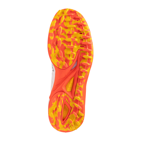 Mizuno | Mizuno Wave Leopardus White/Fiery Coral (2025) | Wave Leopardus White/Fiery Coral (2025) - EUR 36.5 | UK 4 | Total Hockey