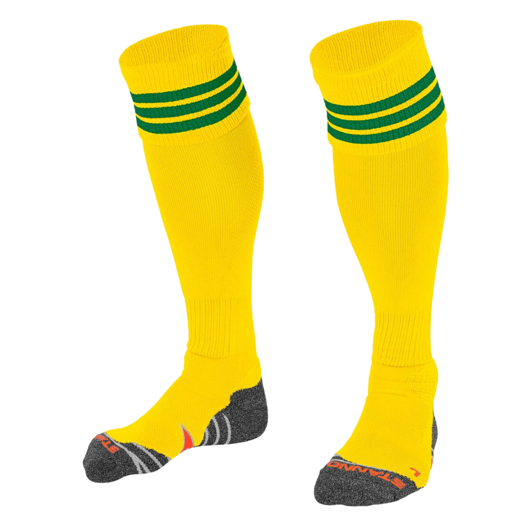 Stanno Socks | Stanno Socks Ring Sock - Yellow/Green | Ring Sock - Yellow/Green - EUR 30-35 | UK 11.5-3 Jr | Total Hockey