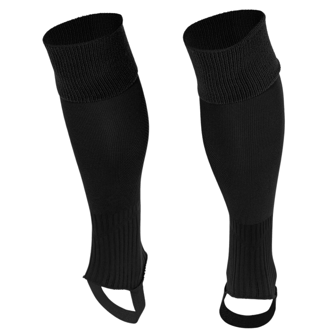 Stanno Socks | Stanno Socks Uni Footless Sock Black | Uni Footless Sock Black - Mini | Total Hockey