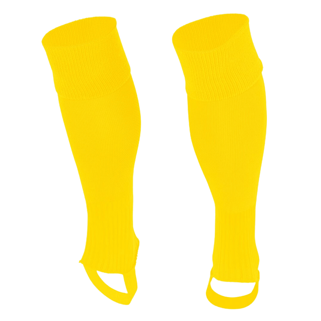 Stanno Socks | Stanno Socks Uni Footless Sock Yellow | Uni Footless Sock Yellow - Mini | Total Hockey