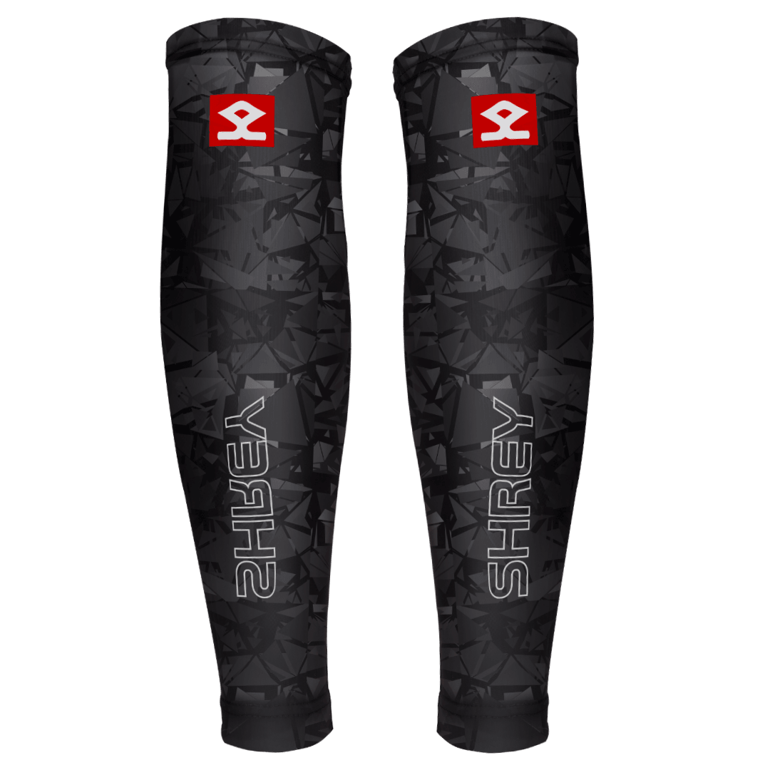 Shrey Hockey | Shrey Hockey Shin liners Without Stirrup - Black | Shin liners Without Stirrup - Black - Black / Senior | Total Hockey