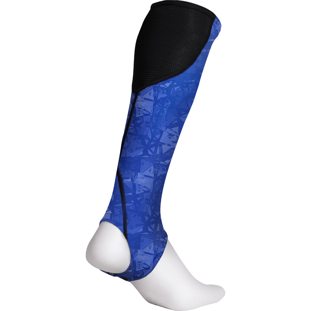 Shrey Hockey | Shrey Hockey Shin liners With Stirrup - Royal | Shin liners With Stirrup - Royal - Royal / Senior | Total Hockey