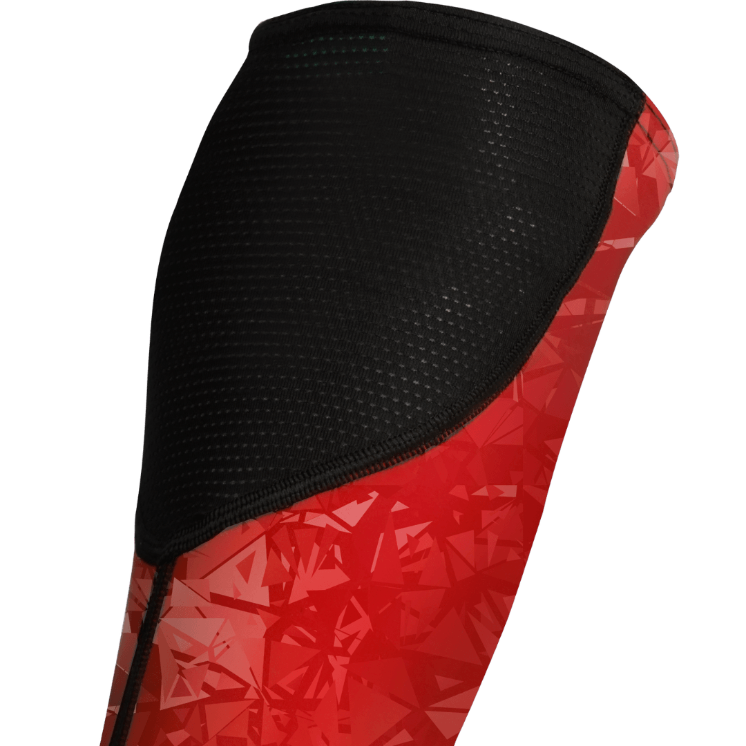 Shrey Hockey | Shrey Hockey Shin liners With Stirrup - Red | Shin liners With Stirrup - Red - Red / Senior | Total Hockey