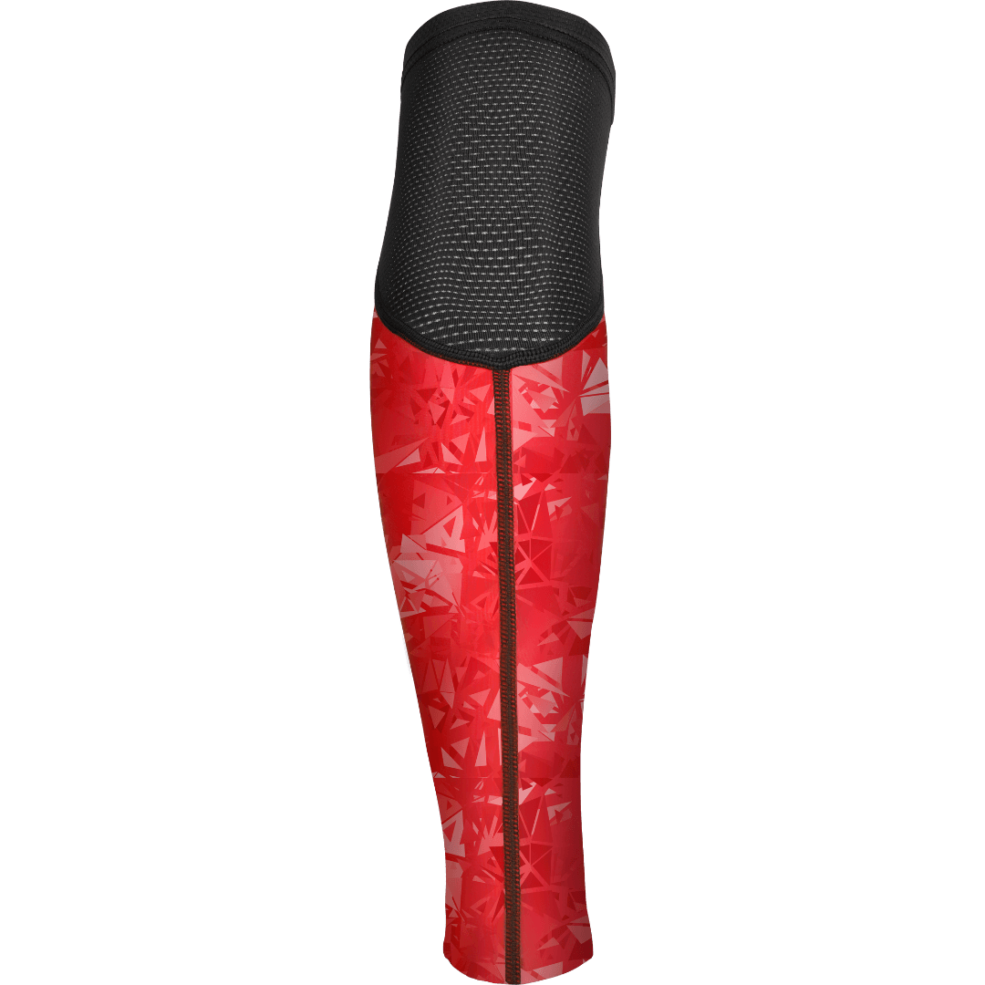 Shrey Hockey | Shrey Hockey Shin liners Without Stirrup - Red | Shin liners Without Stirrup - Red - Red / Senior | Total Hockey