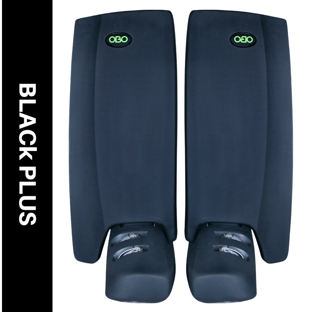 OBO | OBO ROBOT PLUS Set Basic Black | ROBOT PLUS Set Basic Black - Medium / Medium | Total Hockey