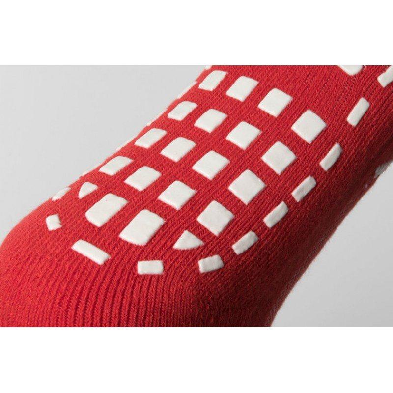 ATAK | ATAK Non-Slip Mid-Leg Socks Red | Non-Slip Mid-Leg Socks Red - EUR 36-38 | UK 3-5 | Total Hockey