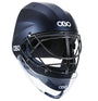 OBO | OBO ABS Helmet Black with Throat Guard | ABS Helmet Black with Throat Guard - Black / Small | Total Hockey