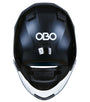 OBO | OBO ABS Helmet Black with Throat Guard | ABS Helmet Black with Throat Guard - Black / Small | Total Hockey