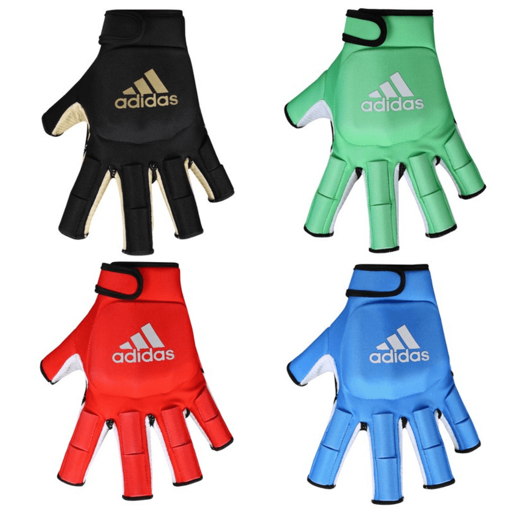Adidas Hockey | Adidas Hockey HEY OD Glove Left Hand | HEY OD Glove Left Hand - Green/White / 2XSmall | Total Hockey