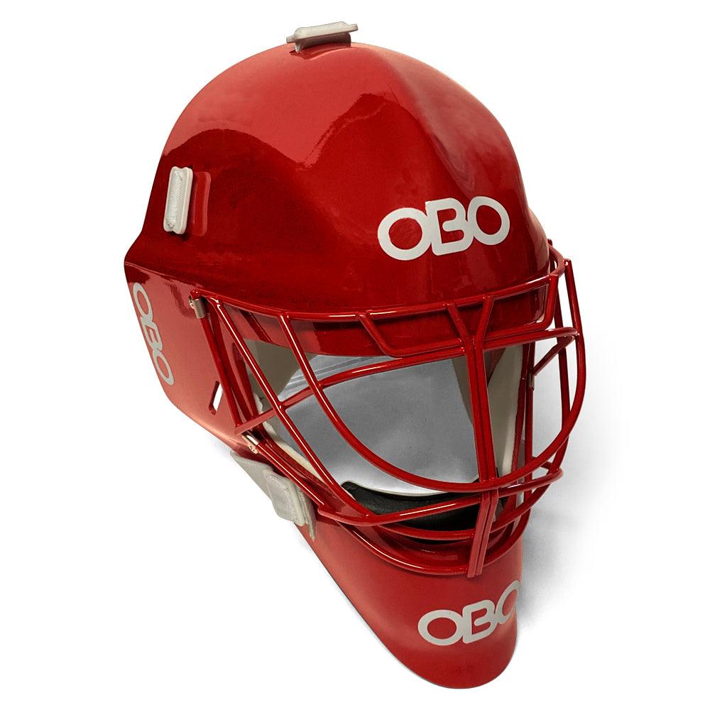 OBO | OBO FG Red Helmet | FG Red Helmet - Red / Medium | Total Hockey