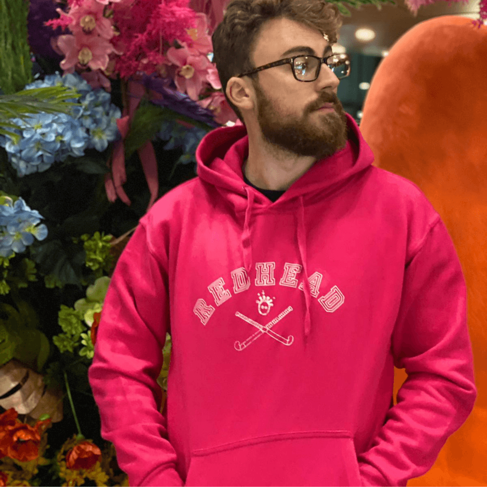 Redhead | Redhead 'Varsity' Hoody - Magenta | 'Varsity' Hoody - Magenta - XSmall | Total Hockey