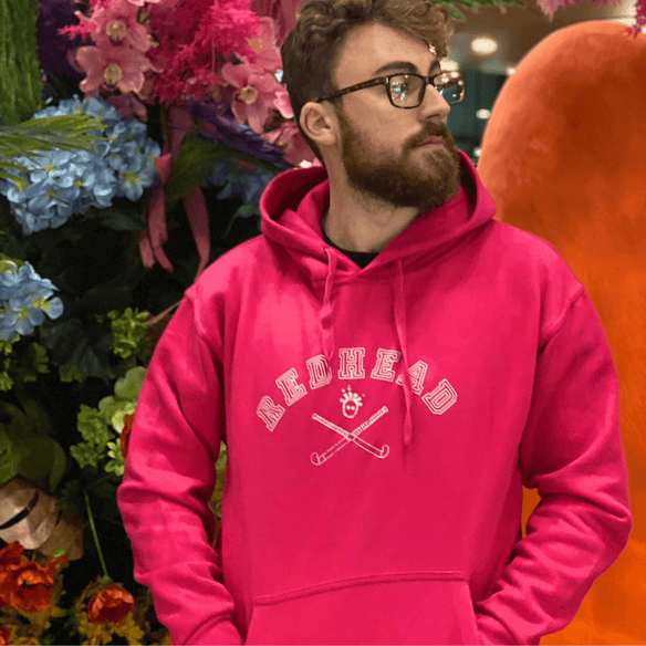 Redhead | Redhead 'Varsity' Hoody - Magenta | 'Varsity' Hoody - Magenta - XSmall | Total Hockey