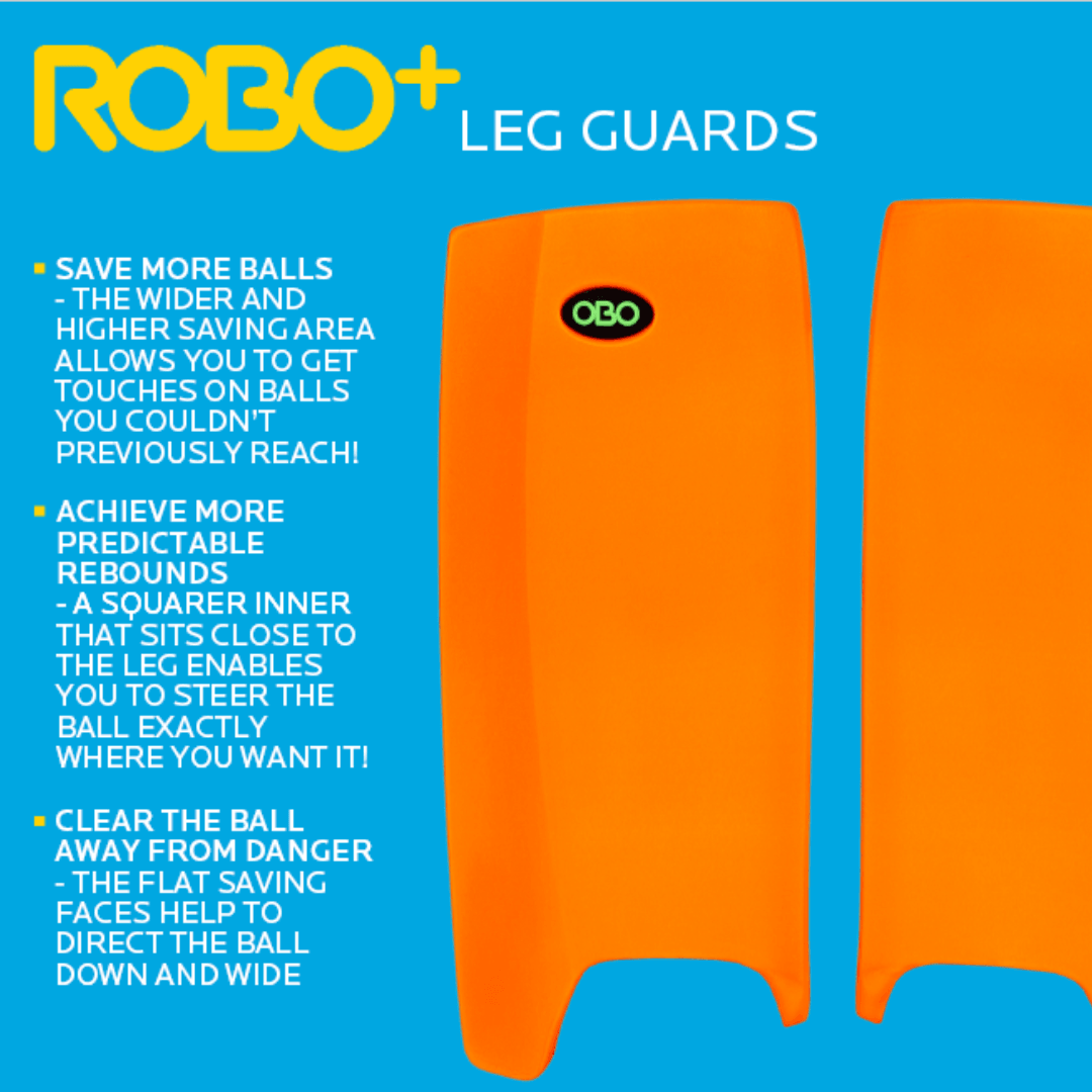 OBO | OBO ROBOT PLUS Leg guards Pink | ROBOT PLUS Leg guards Pink - Medium / Pink | Total Hockey