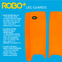 OBO | OBO ROBO PLUS Legguards Red | ROBO PLUS Legguards Red - Medium / Red | Total Hockey